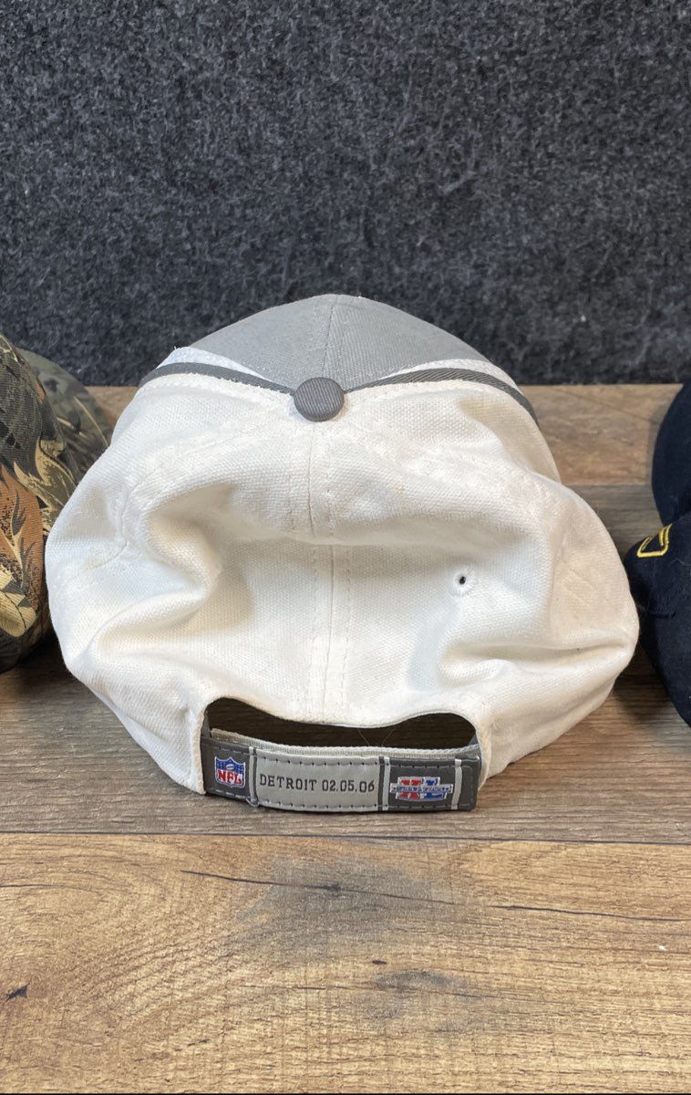 Lot 4 NFL Hats Reebok Pittsburgh Steelers Super Bowl XL New Era One Size