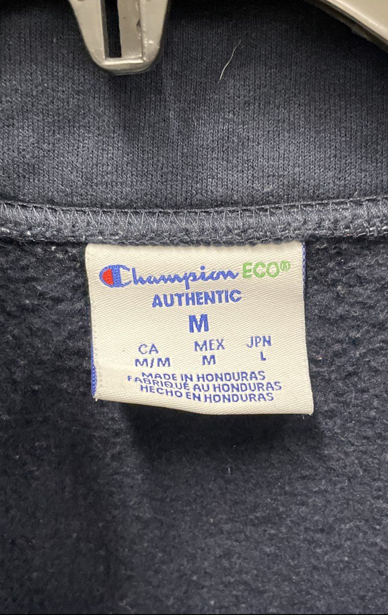 Champion Eco Men's Navy Radford University Quarter Zip Fleece Sweatshirt Sz M