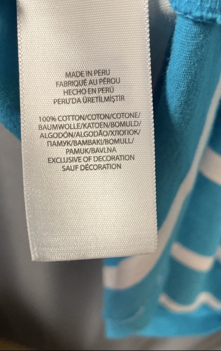 Polo Ralph Lauren Men's Striped Crewneck T-Shirt Blue White Sz M
