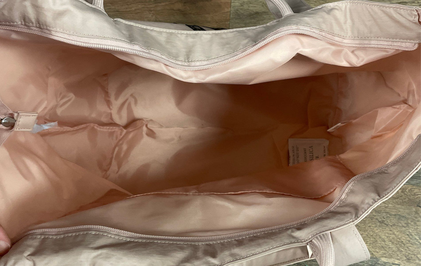Victoria's Secret Pink VSX Lace Logo Large Tote Bag NWT Zip Top Shoulder Bag