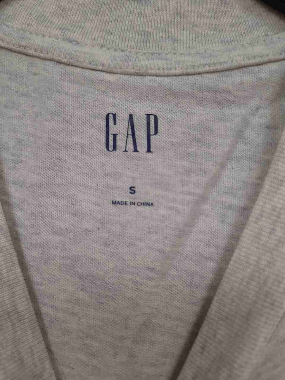 GAP Women's Henri Matisse Art Graphic T-Shirt Gray Heather Boxy Sz S