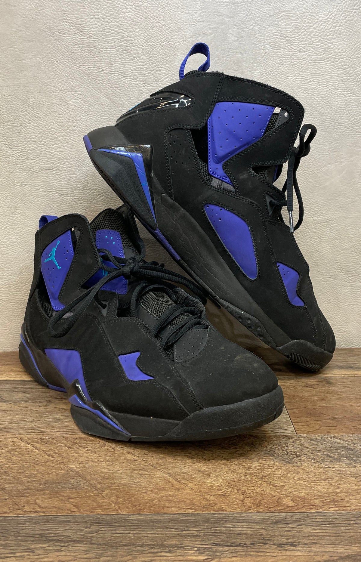 Nike Air Jordan True Flight Black Electric Purple Sneakers Men's Size 13