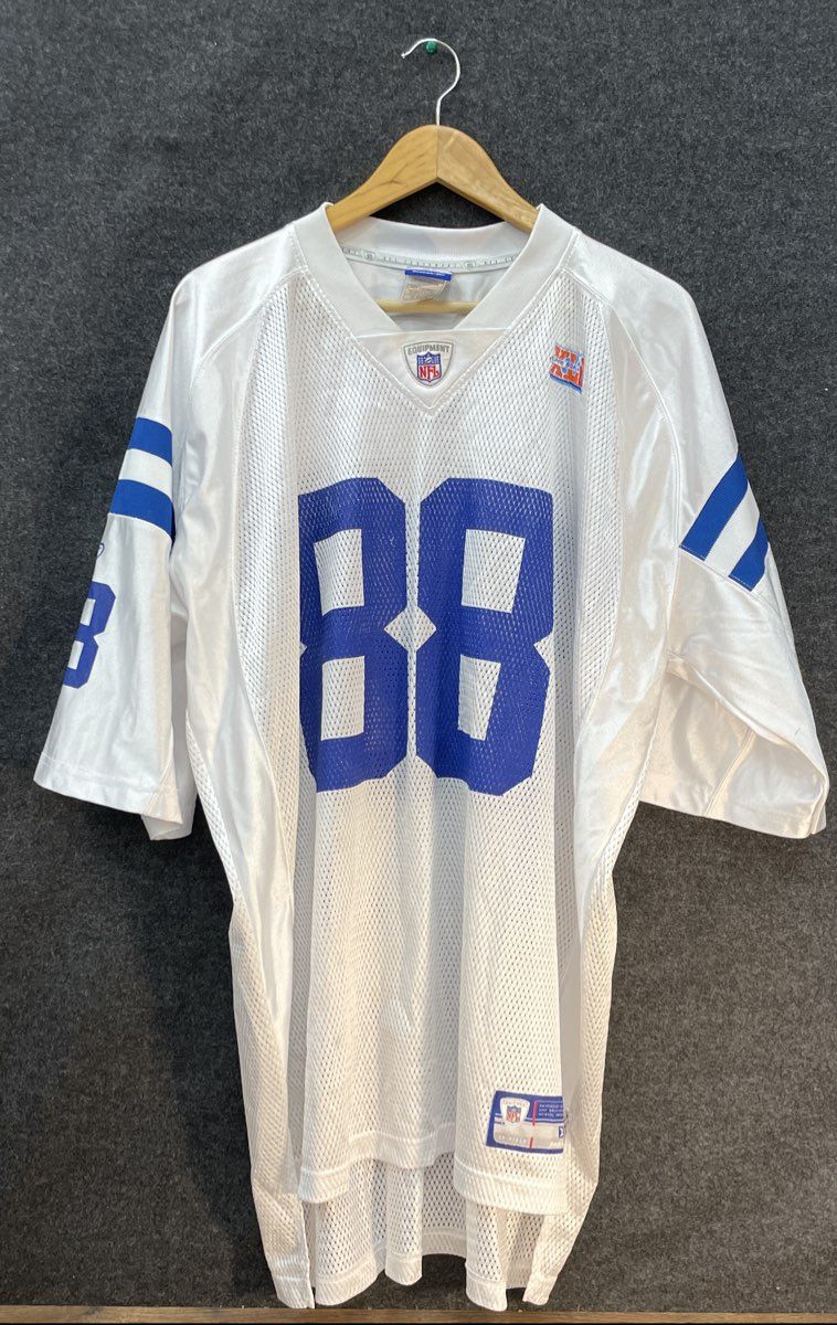 Vintage 2000s Reebok NFL Colts Marvin Harrison White Mesh Jersey Sz XXL