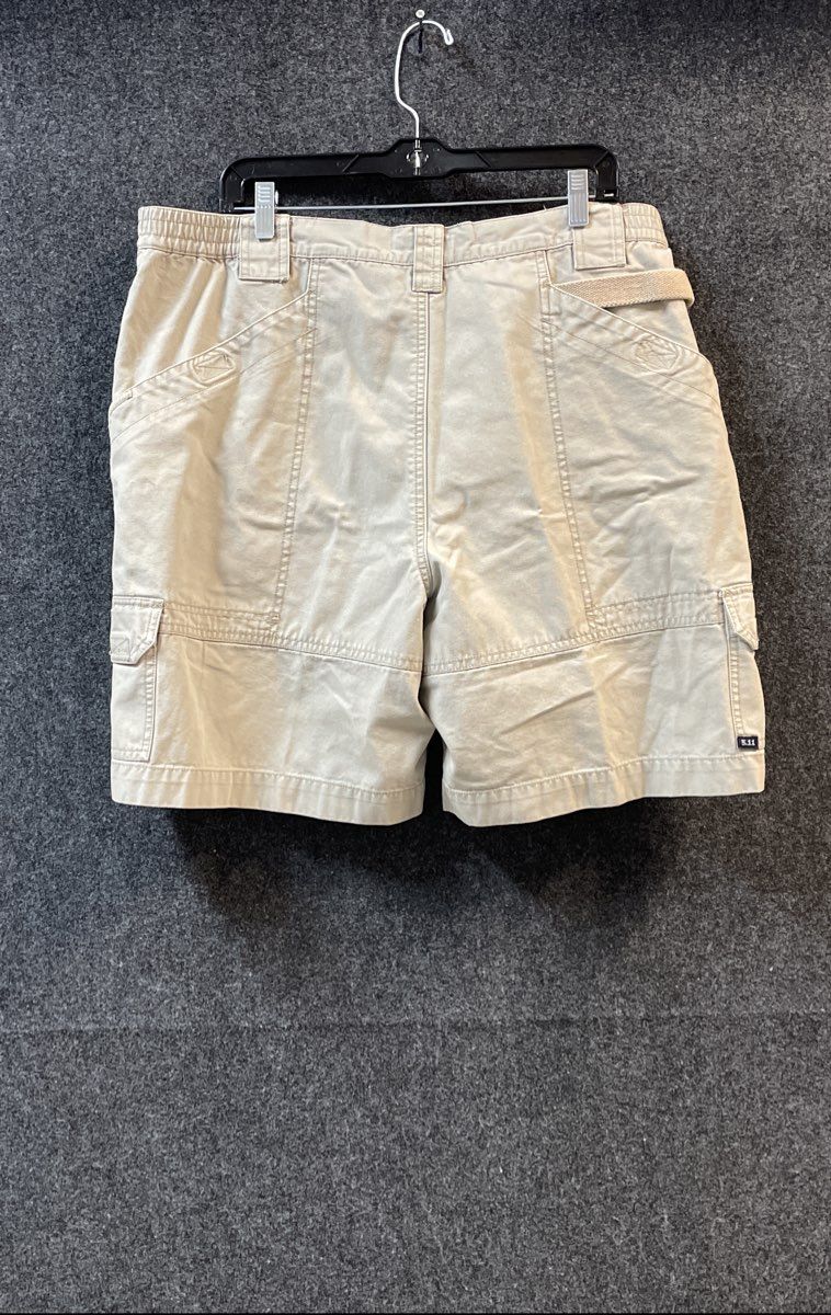 5.11 Tactical Men's Khaki Cotton Cargo Utility Shorts Part 73285 Size 42