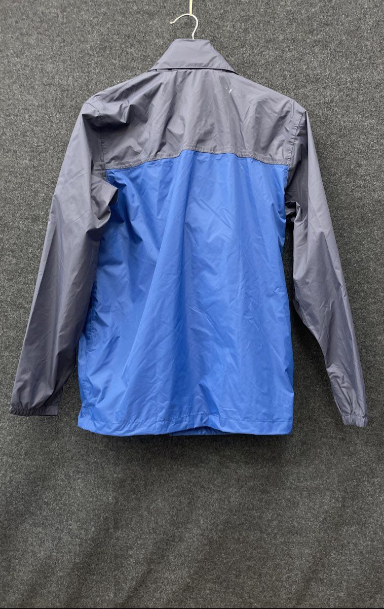33,000ft Men's Blue Gray Waterproof Breathable Rain Jacket Sealed Seams NWT Sz S