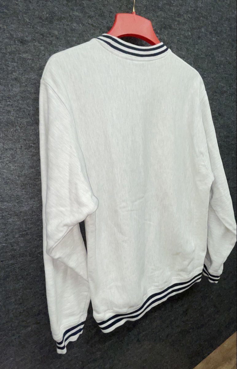 Champion Men's WV Mountaineers Reverse Weave Gray Sweatshirt Size L