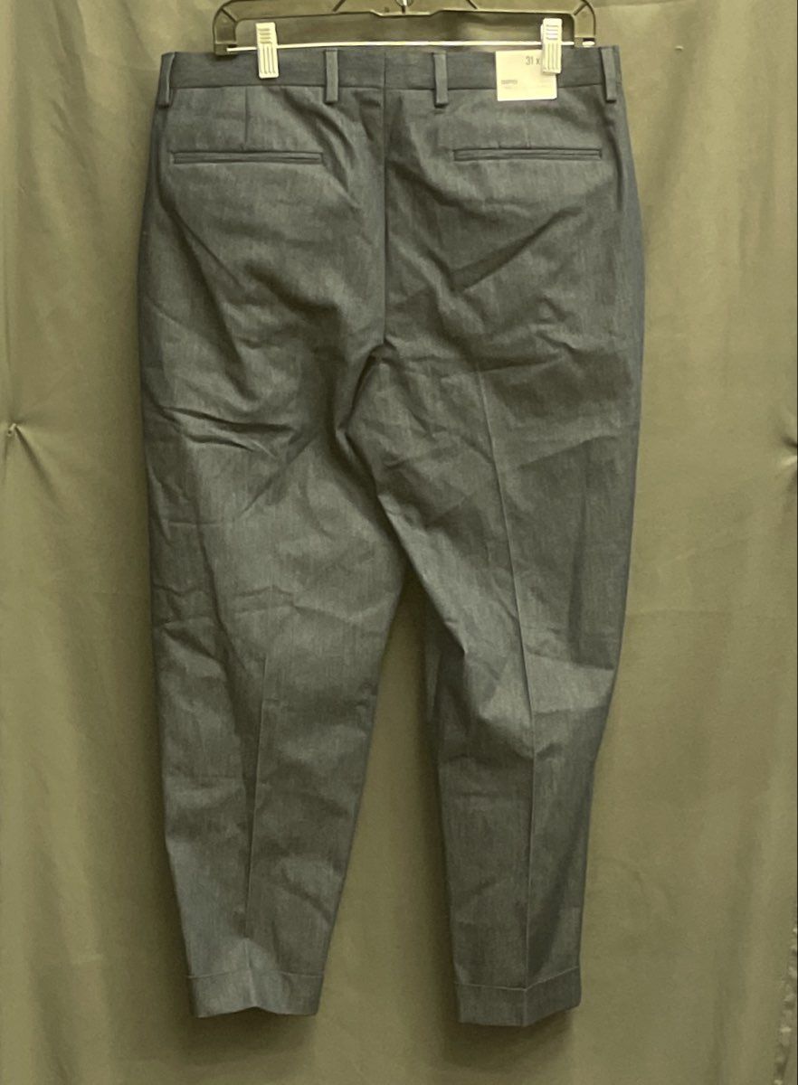 Express Men's Navy Blue Cropped Chino Dress Pants 31x30 NWT