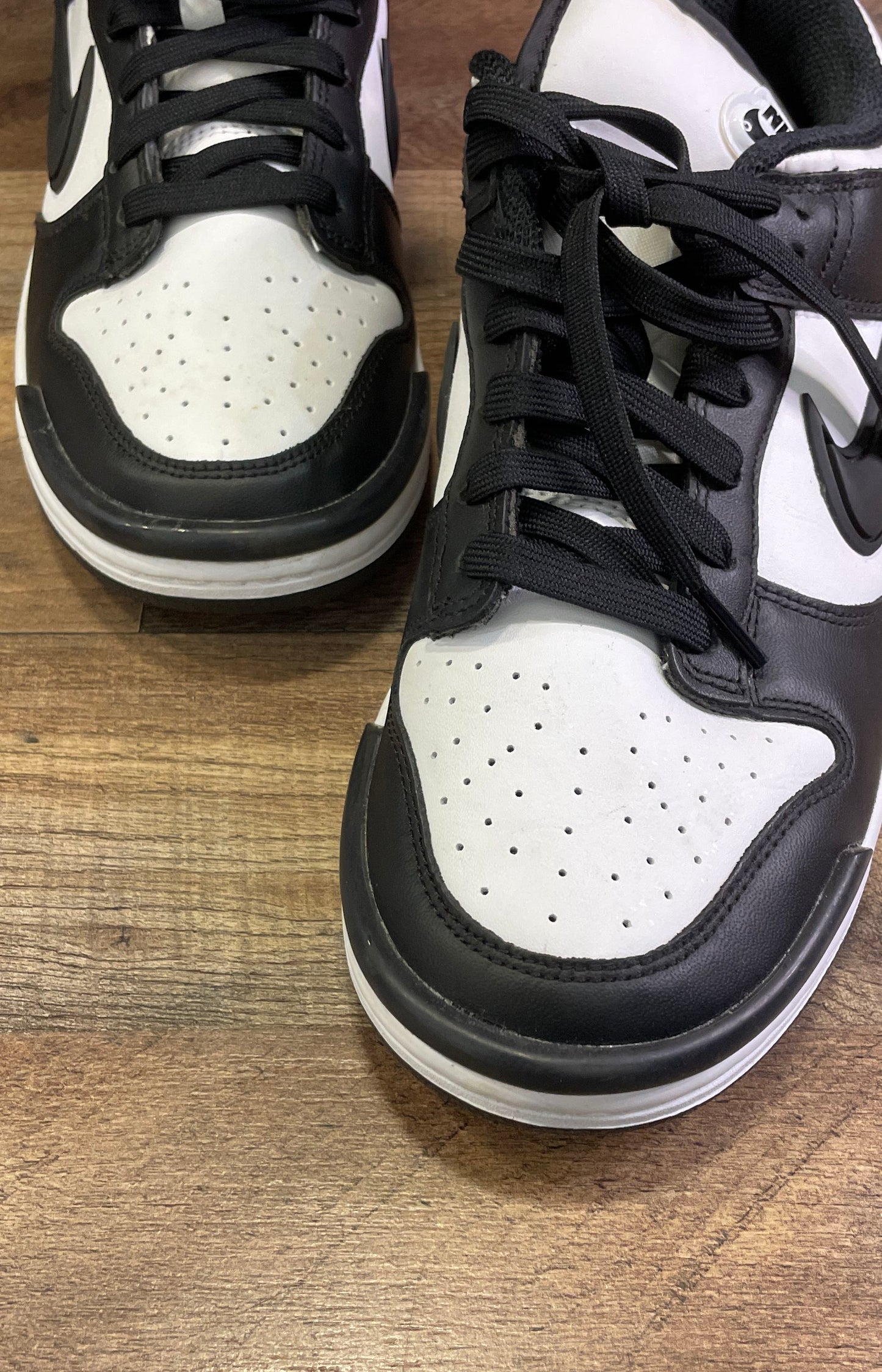 Nike Dunk Low LX Black White Sneakers Women's Size 9.5