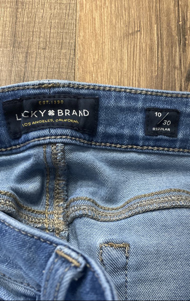 Lucky Brand Women's Light Blue Ankle Zip Skinny Jeans Sz 10/30