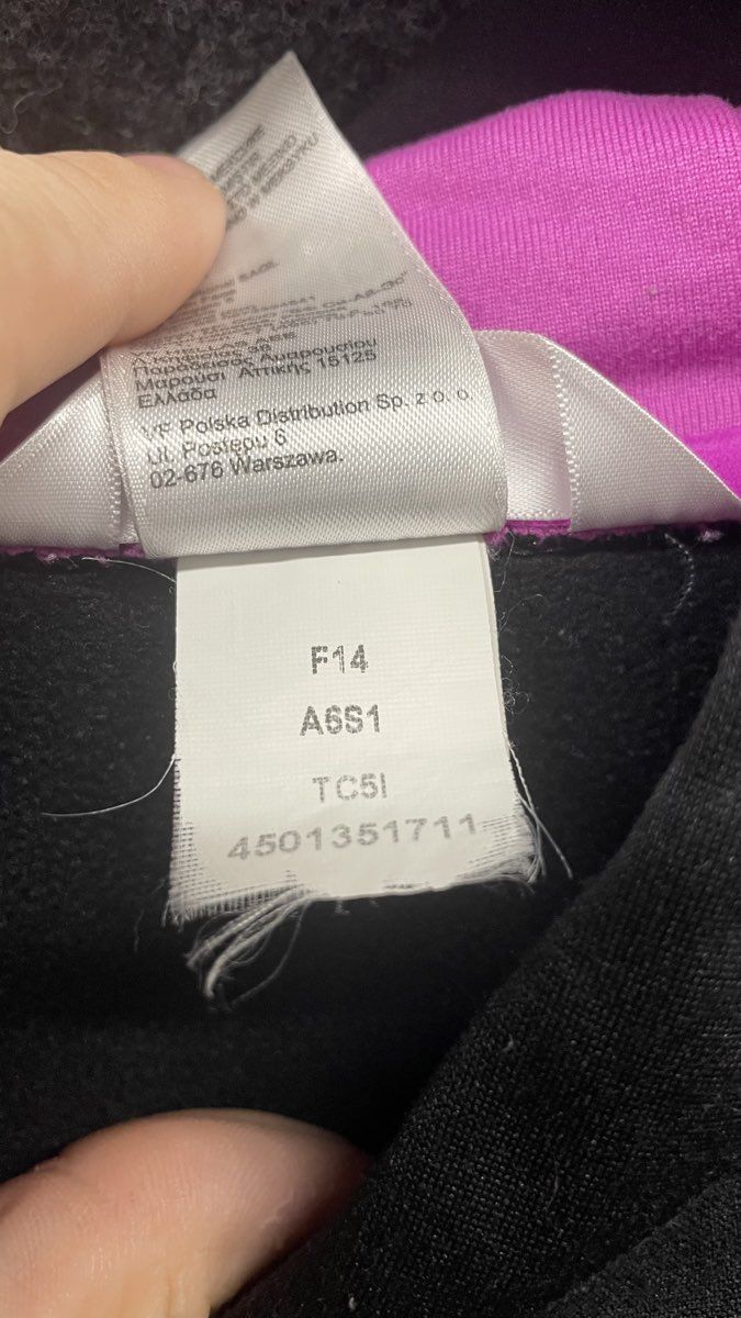 The North Face Women's Half Dome Pullover Hoodie Black Pink Sz L