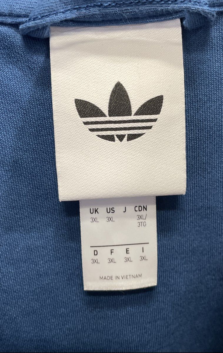 Adidas Men's Greece Blue Hellas Trefoil Full Zip Track Jacket Sz 3XL