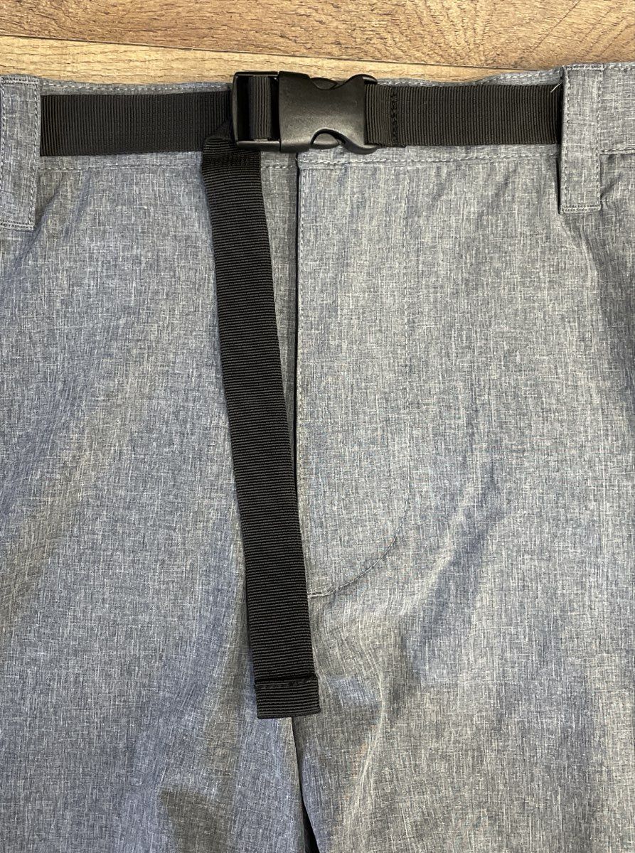 Croft & Barrow Men's Grey Convertible Cargo Pants Zip Off Shorts NWT Sz 46x29