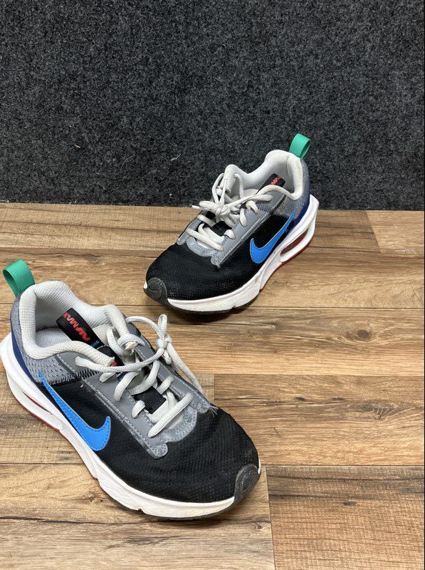 Nike Air Max SYSTM GS Black Photo Blue Grey Kids Running Shoes Size 4Y