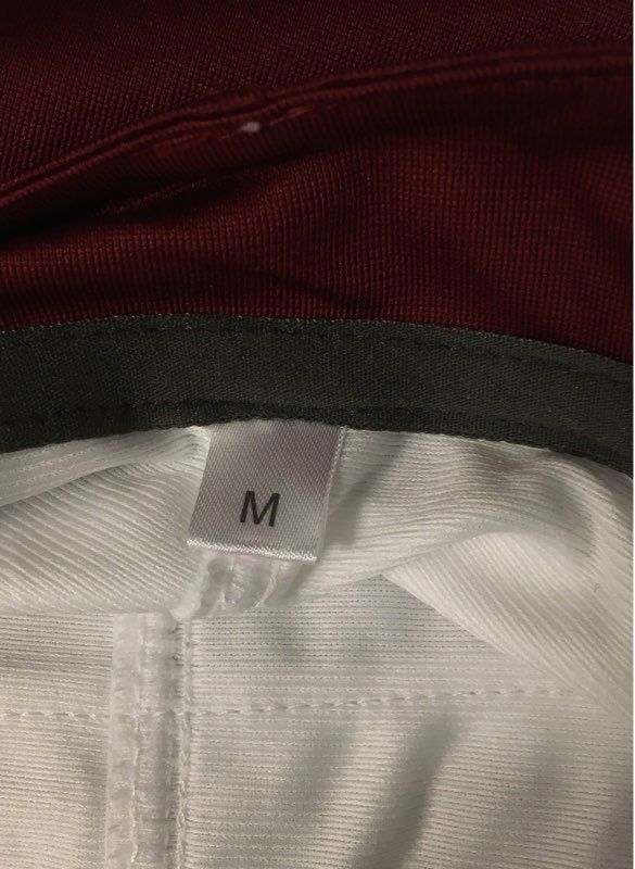 Washington Commanders Jayden Daniels #5 Football Jersey Burgundy White Gold Sz M