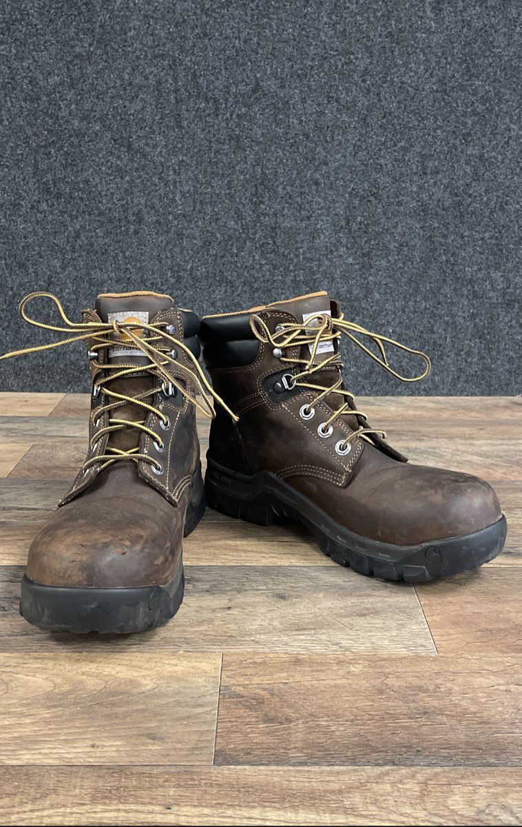 Carhartt Ground Force 6" Composite Toe Dark Brown Work Boots Women's Size 9
