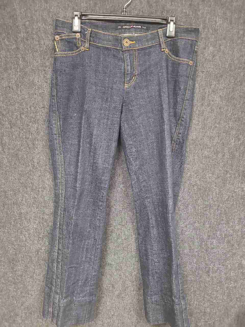 Vintage Y2K DKNY Jeans Women's Dark Wash Stretch Bootcut Denim Jeans Sz 11