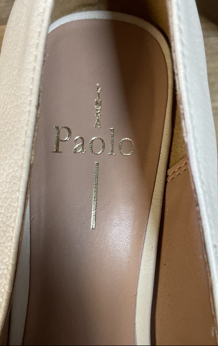Linea Paolo Cream Leather Square Box Toe Platform Block Heels Size 9.5M