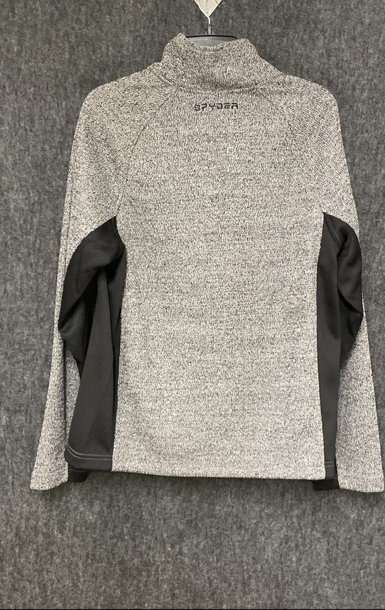 Spyder Men's Steller Full Zip Jacket Gray Black Hybrid Marl Size Medium