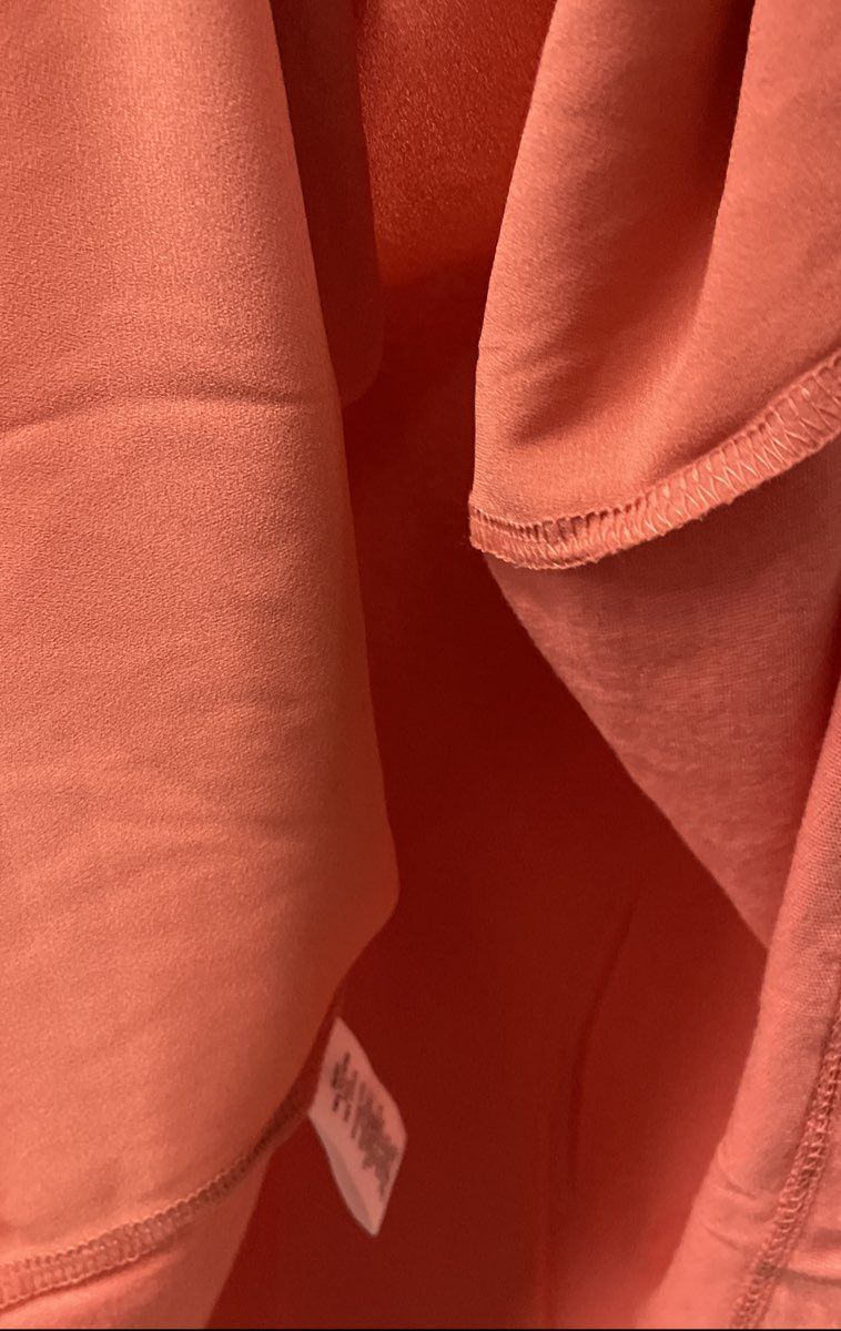 Loft Women's Coral Ruffle Neck Mixed Media Sleeveless Blouse Top NWT Sz SP