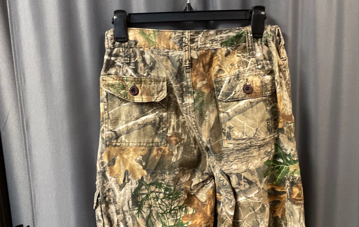 Realtree Women's Edge Camo Cargo Hunting Pants Sz S