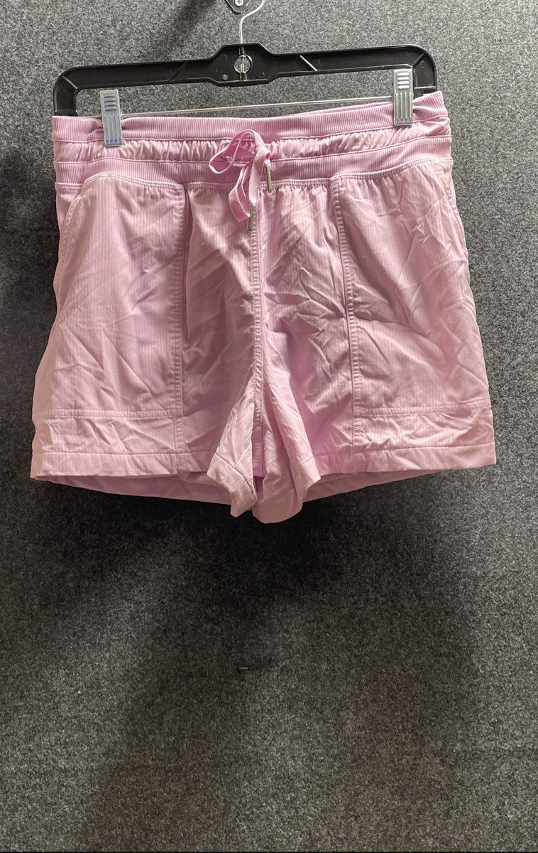 Lululemon Women's Purple Dance Studio Shorts Drawstring Ribbed Waist Sz 6