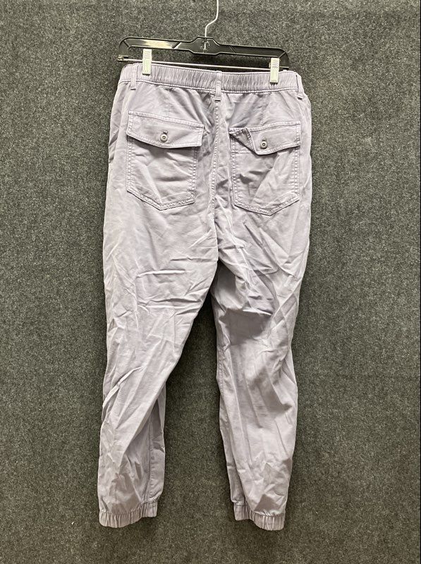 GAP Women's Periwinkle Blue Cargo Utility Jogger Pants Zip Cuff NWT Sz 14