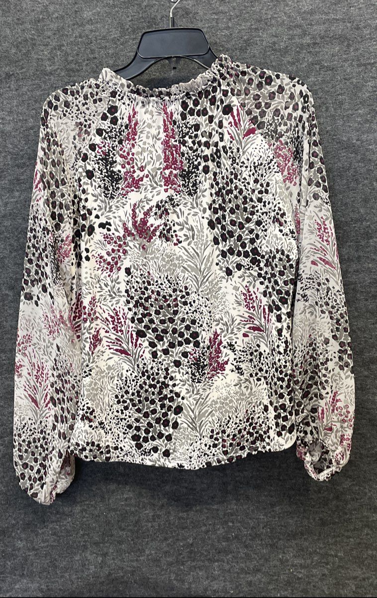 White House Black Market Women's Lot 2 Tops Blouses Multicolor Peasant Sz M 8