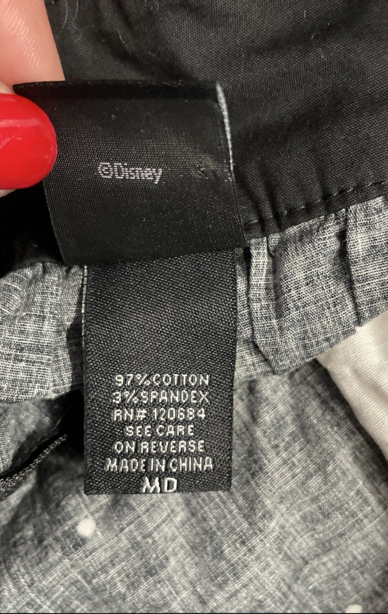 Disney Nightmare Before Christmas Jack Sally Graphic A-Line Skirt Women's M