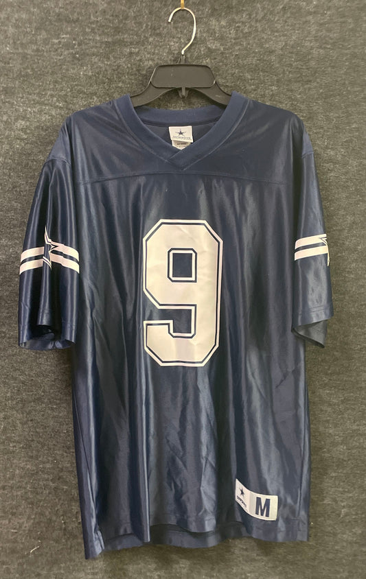 Cowboys Authentic Apparel Men's Tony Romo #9 Dallas Cowboys Jersey Navy Sz M