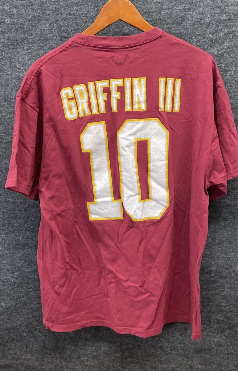 NFL Team Apparel Men's Washington Redskins RGIII #10 T-Shirt XL