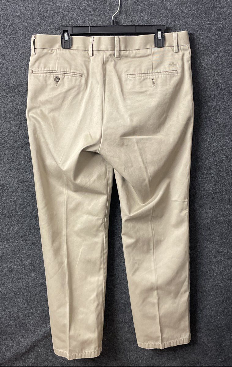 Dockers Men's Signature D1 Slim Fit Flat Front Khaki Chino Pants Sz 36x30