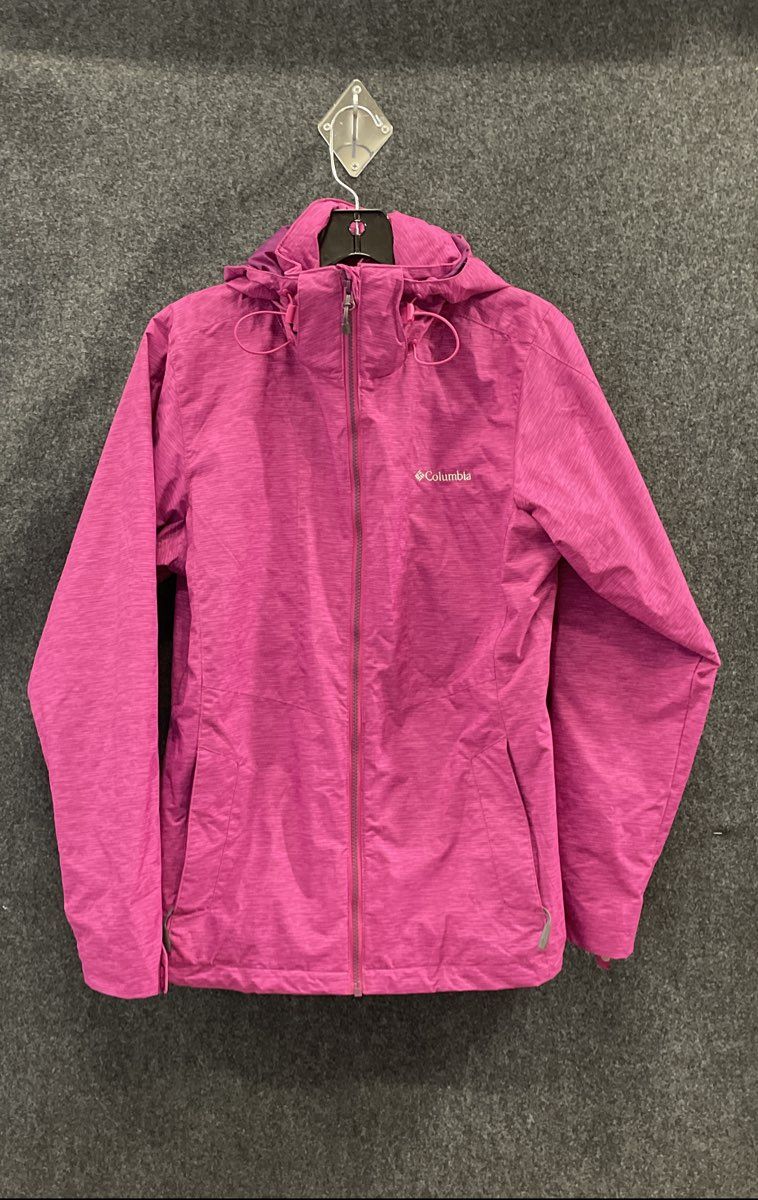 Columbia Women's Purple Bugaboo II Interchange Hooded Jacket Shell Size S