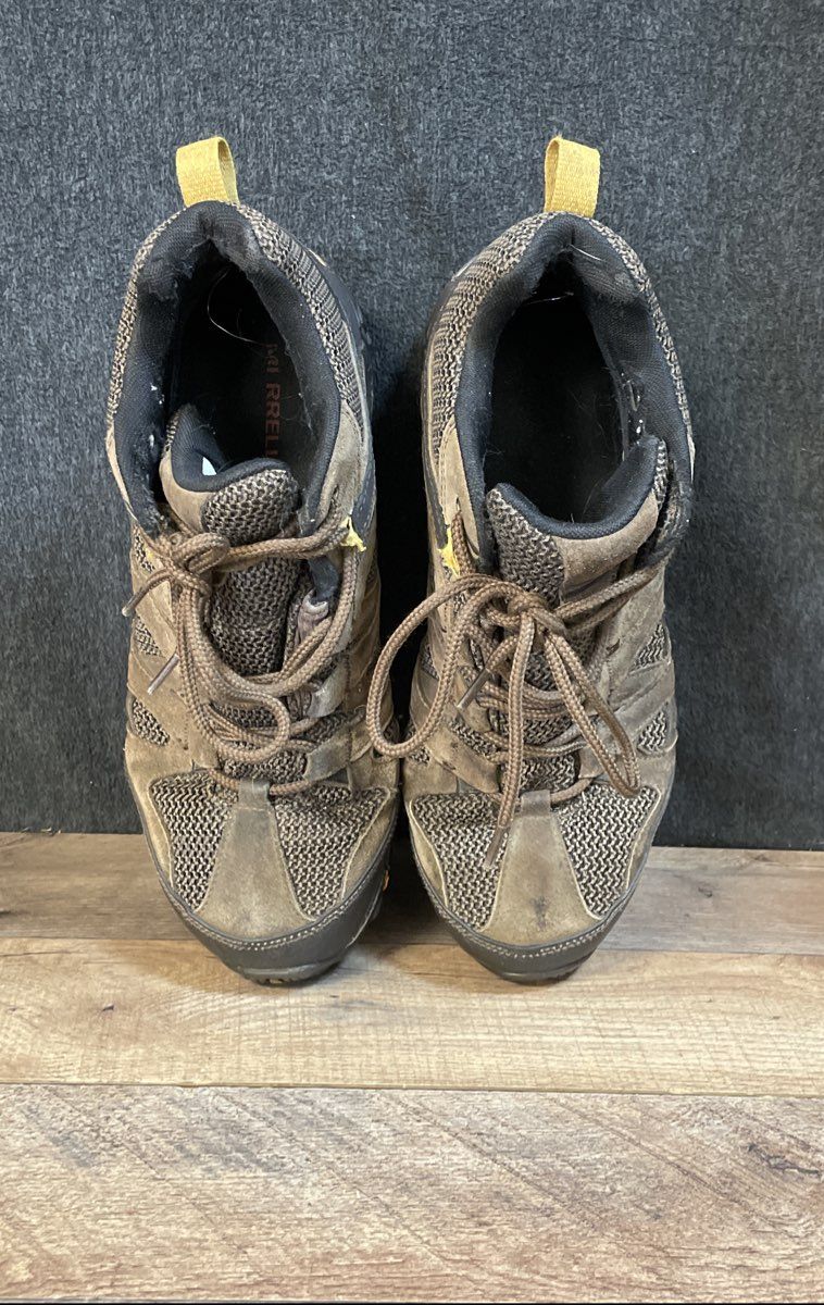Merrell Moab Rover Waterproof Brown Hiking Shoes Men's Size 11.5W