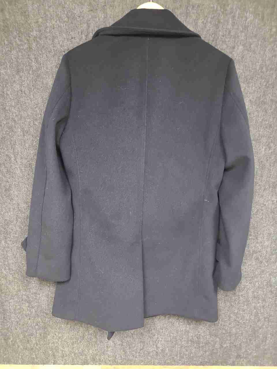Tommy Hilfiger Men's Navy Double Breasted Pea Coat Jacket Sz 38S