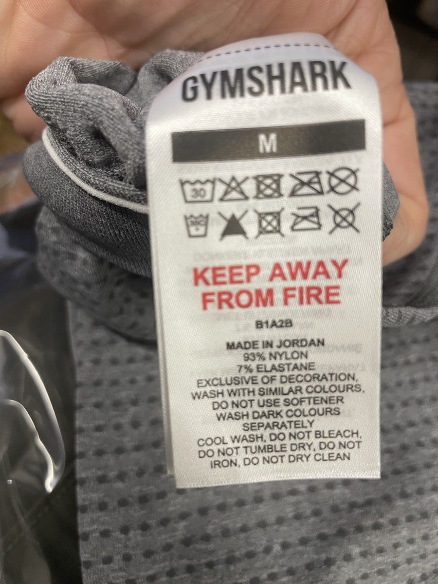 Gymshark Women's Vital Seamless 2.0 Leggings Grey Marl High Waist Sz M