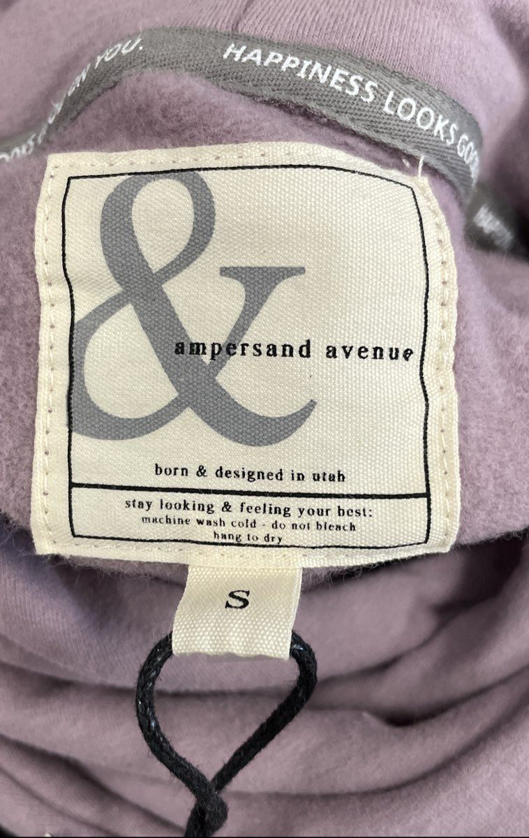 Ampersand Avenue Women's Past Curfew Colorblock Hoodie NWT Sz S