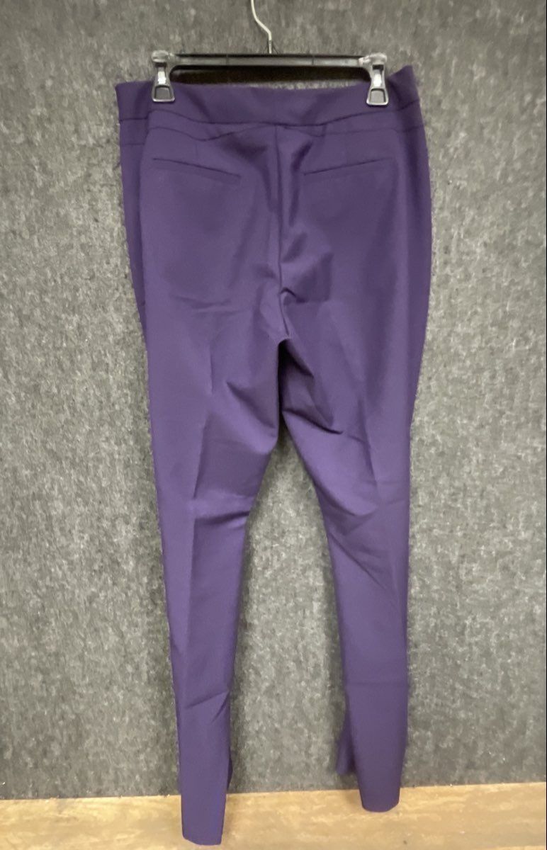 Worthington Women's Purple Modern Fit Straight Leg Dress Pants Size 10
