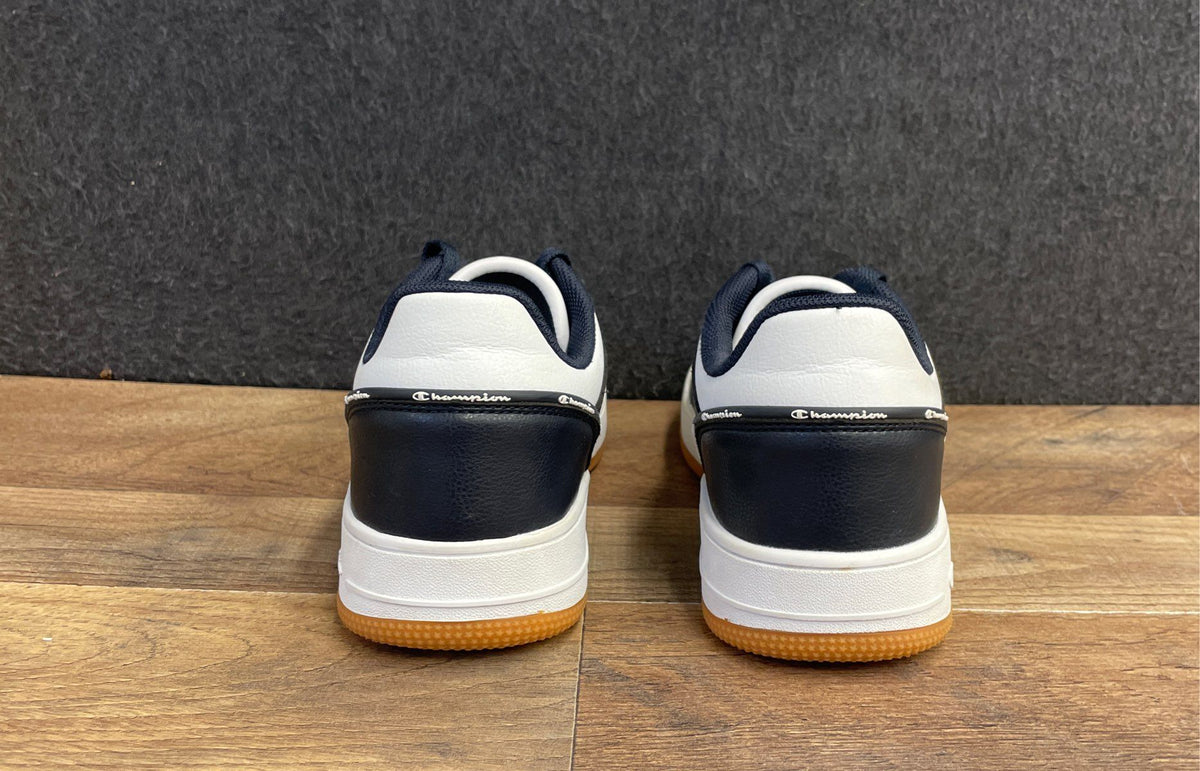 Champion RD18 2.0 Low GS White Navy Gum Sneakers Size 5Y