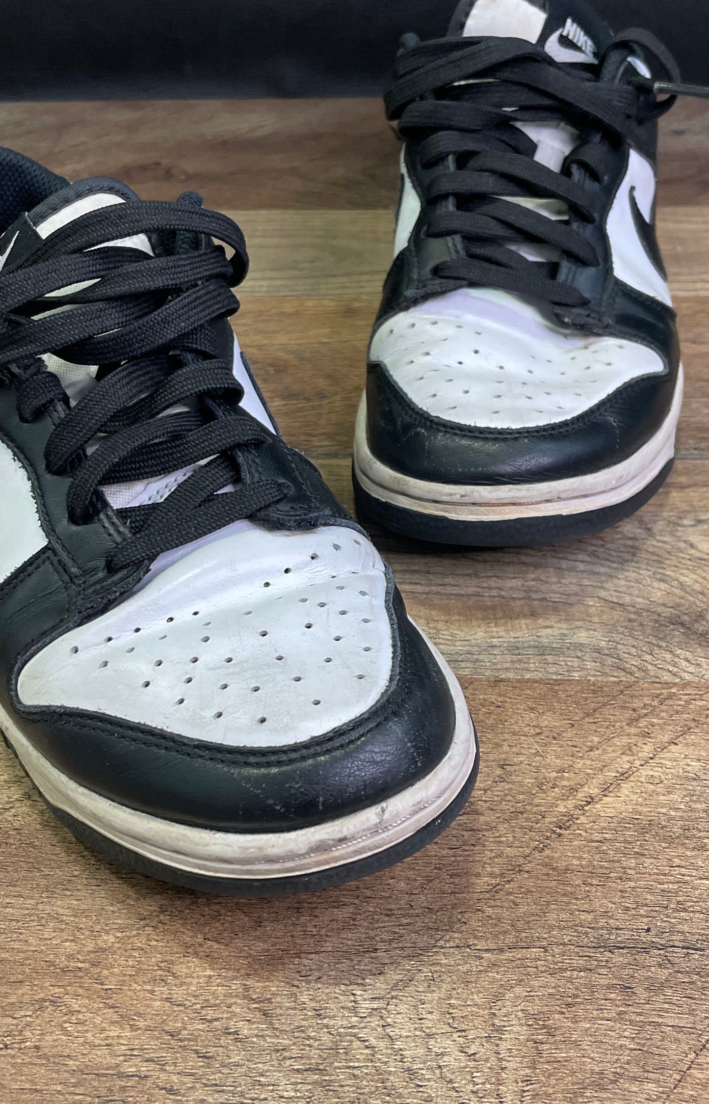 Nike Dunk Low Black White Panda Women's Sneakers Size 8
