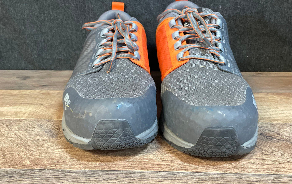 Timberland PRO Radius Composite Safety Toe Grey Orange Men's Work Size 10W