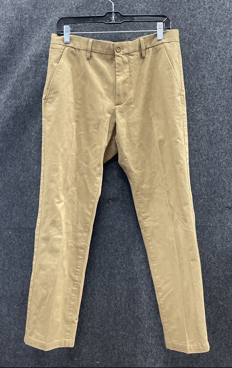 Banana Republic Men's Kentfield Pant Khaki 100% Cotton Chino Trousers Sz 32x30