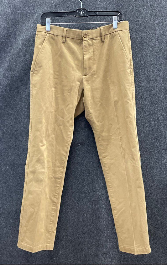 Banana Republic Men's Kentfield Pant Khaki 100% Cotton Chino Trousers Sz 32x30
