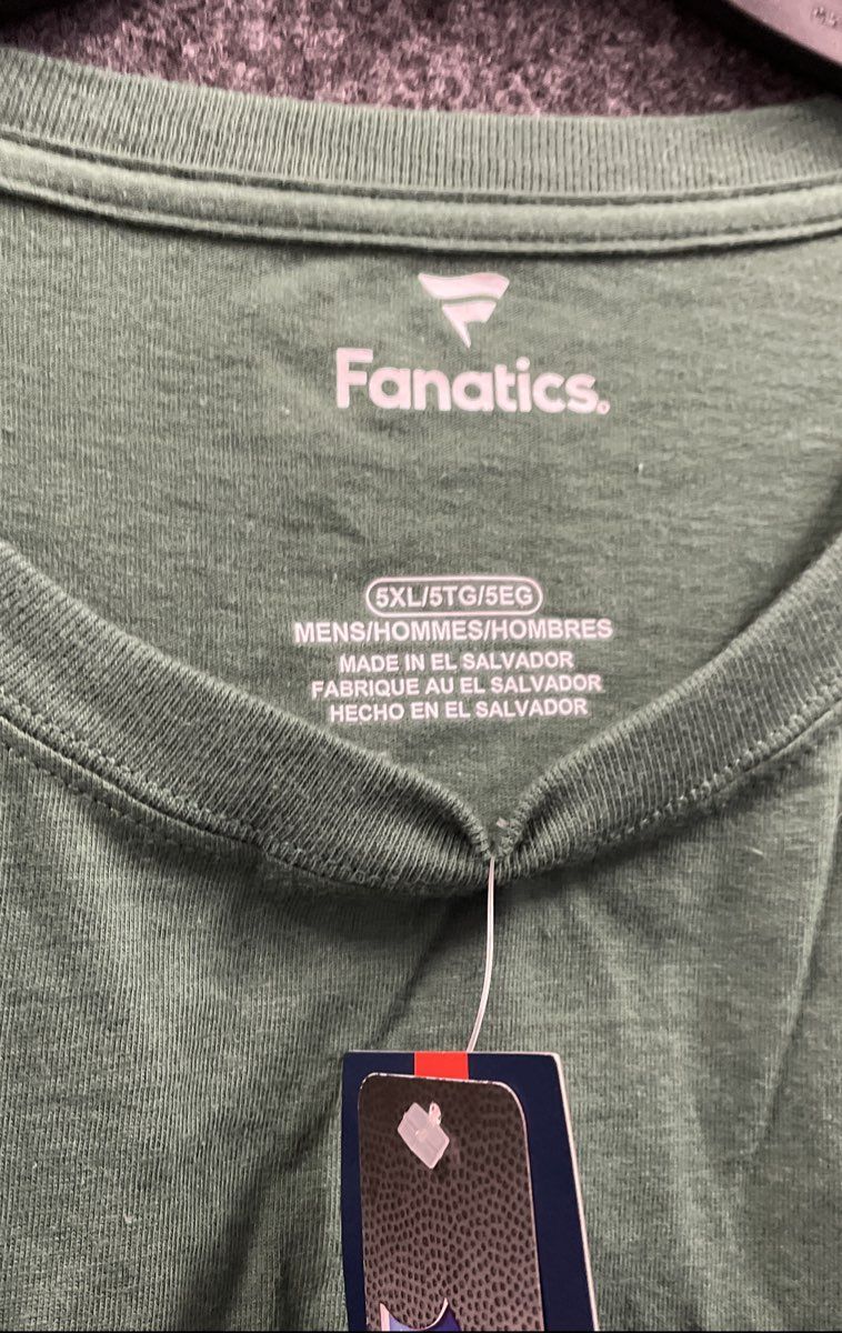 Fanatics Green Bay Packers Long Sleeve Shirt Men's Size 5XL *NWT*
