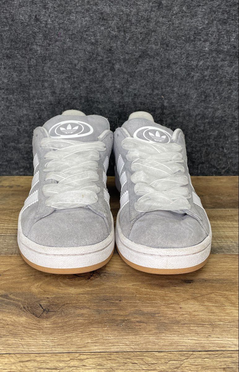Adidas Campus 00s Grey White Gum Suede Sneakers Men's 5.5 Women's 6.5