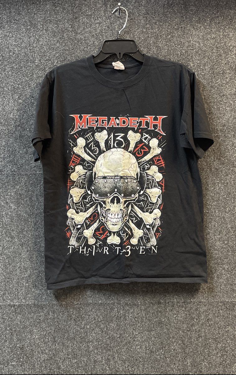 Megadeth 2012 TH1RT3EN Tour T-Shirt Official Merchandise Anvil Sz M