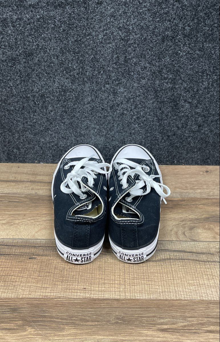 Converse Chuck Taylor All Star Low Top Black Canvas Sneakers Size Women 5.5