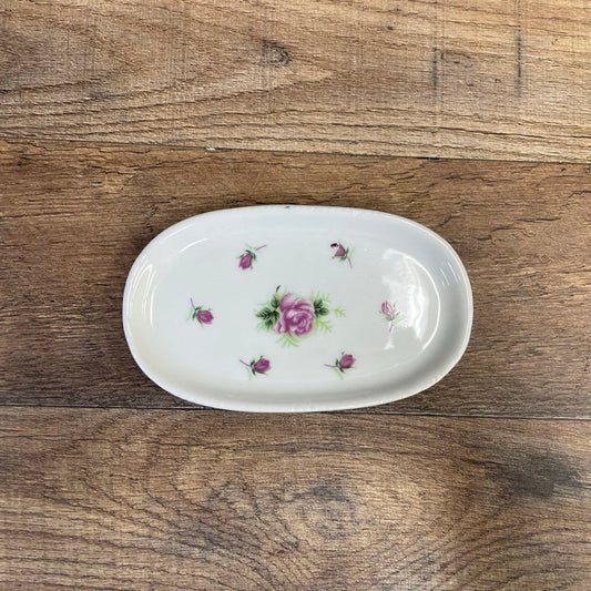 Royal Norfolk Cottage Rose Trinket Tray