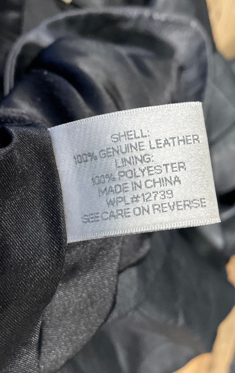 Charles Klein Men's Black Genuine Leather 3-Button Jacket Blazer Coat Sz S
