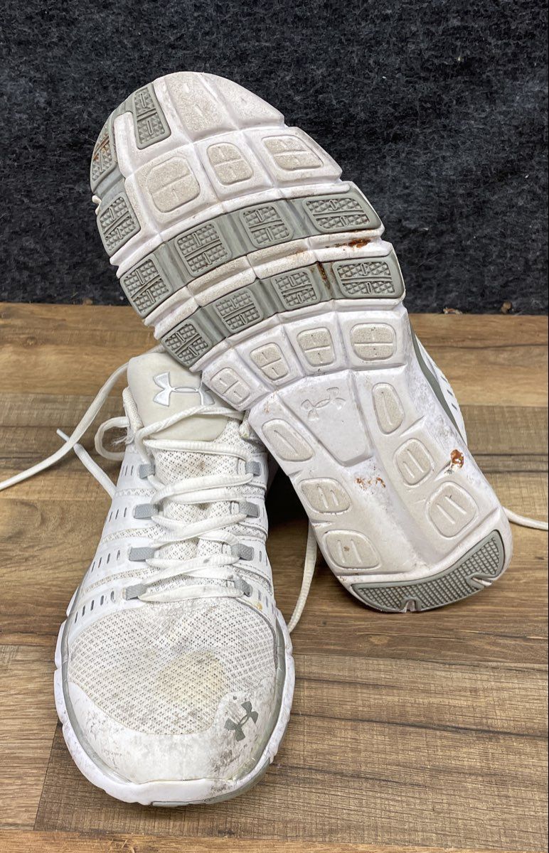 Under Armour Micro G Limitless TR White Silver Women's Training Shoes Size 10