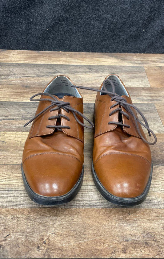 Johnston & Murphy XC4 Waterproof Tan Brown Cap Toe Oxford Shoes Men's Size 10.5